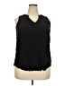 Torrid 100% Rayon Black Sleeveless Blouse Size 2X Plus (2) - photo 1