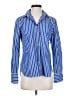 J.Crew Stripes Blue Long Sleeve Blouse Size 4 - photo 1