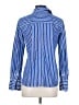 J.Crew Stripes Blue Long Sleeve Blouse Size 4 - photo 2