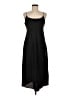 J.Crew 100% Polyester Solid Black Casual Dress Size 8 - photo 1