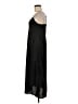J.Crew 100% Polyester Solid Black Casual Dress Size 8 - photo 5