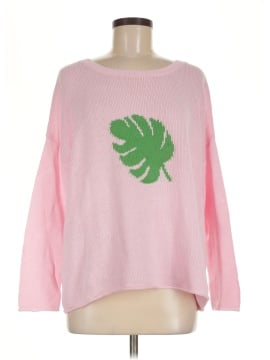 Pink Pineapple Pullover Sweater (view 1)