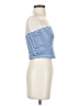 Shein Blue Tube Top Size S - photo 4