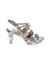Naturalizer Silver Sandals Size 7 - photo 1