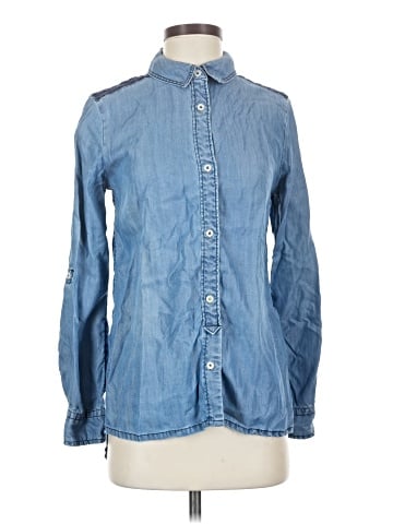 Holding Horses Long Sleeve Button-Down Shirt (view 1)