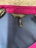 Daisy Fuentes 100% Polyester Color Block Teal Short Sleeve Blouse Size 2X - photo 7