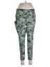 Zenergy by Chico's Tropical Green Cargo Pants Size Lg (2) - photo 1