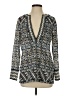 Tory Burch Blue Long Sleeve Blouse Size 2 - photo 1