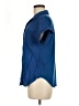 NY Collection Blue Short Sleeve Blouse Size M - photo 5