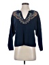 Moth Blue Pullover Sweater Size S - photo 1