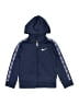 Nike 100% Polyester Blue Zip Up Hoodie Size 5 - photo 1