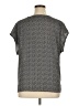 Chaus 100% Polyester Gray Short Sleeve Top Size XL - photo 2