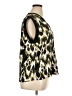 DKNY 100% Polyester Animal Print Green Sleeveless Blouse Size XL - photo 4