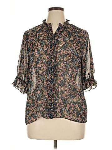 CeCe 3/4 Sleeve Blouse (view 1)