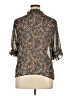 CeCe 100% Polyester Floral Gray 3/4 Sleeve Blouse Size XL - photo 2