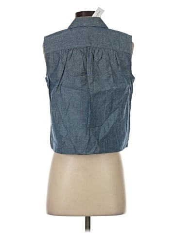 Banana Republic Factory Store Sleeveless Button-Down Shirt (view 2)