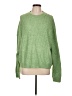 H&M Solid Green Pullover Sweater Size L - photo 1