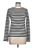 MNG Stripes Silver Long Sleeve Turtleneck Size L - photo 1