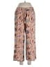 Christian Siriano New York 100% Rayon Paisley Brown Casual Pants Size L - photo 1