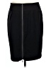 The Limited Solid Black Formal Skirt Size 12 - photo 2