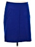 Mario Serrani Solid Blue Formal Skirt Size 6 - photo 1