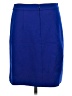 Mario Serrani Solid Blue Formal Skirt Size 6 - photo 2