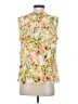 Kasper Orange Sleeveless Blouse Size S - photo 2