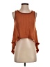 Free People Orange Pullover Sweater Size XS - photo 1