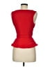 Topshop Red Sleeveless Blouse Size 6 - photo 2