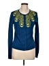 Tabitha 100% Cotton Blue Cardigan Size L - photo 1