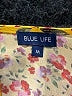 Blue Life 100% Viscose Floral Yellow Romper Size M - photo 4