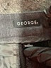 George Chevron-herringbone Gray Black Dress Pants Size 12 - photo 7
