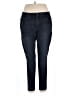 Democracy Solid Blue Jeans Size 14 - photo 1
