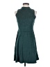 Derek Heart Solid Teal Casual Dress Size S - photo 1