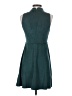 Derek Heart Solid Teal Casual Dress Size S - photo 2