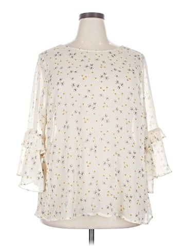Torrid 3/4 Sleeve Blouse (view 1)