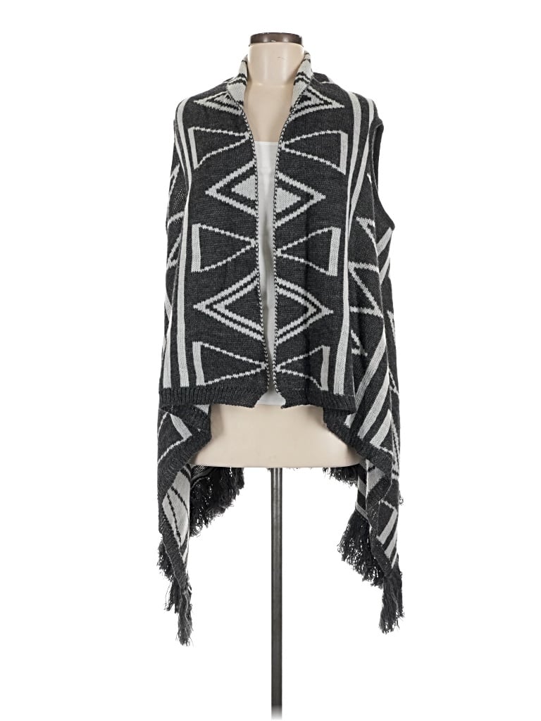 Pre-owned San Lorenzo Poncho In Black