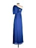 Sachin + Babi 100% Polyester Solid Blue Cocktail Dress Size 0 - photo 2