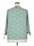 Olivia Grey Green 3/4 Sleeve Blouse Size XXL - photo 2