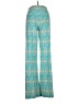 Ellie Kai Print Teal Casual Pants Size XS - photo 1