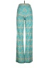 Ellie Kai Print Teal Casual Pants Size XS - photo 2