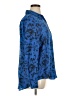 T Tahari 100% Polyester Blue Long Sleeve Blouse Size XL - photo 4