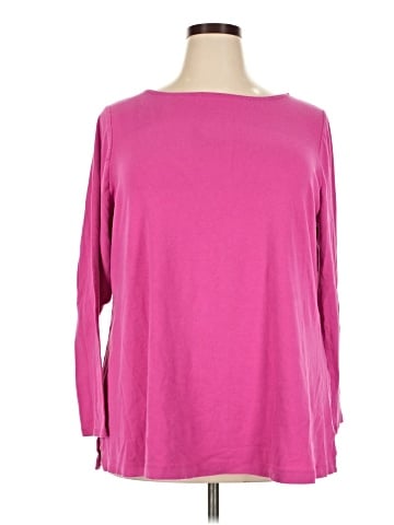 Lane Bryant 3/4 Sleeve T-Shirt (view 1)