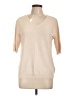 Ella Moss Ivory Short Sleeve Top Size L - photo 1