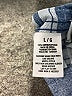 Aeropostale 100% Rayon Plaid Blue Long Sleeve Blouse Size L - photo 8