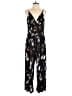 Kaileigh Graphic Black Jumpsuit Size XL - photo 1