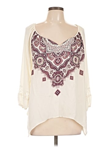 Jolt 3/4 Sleeve Blouse (view 1)