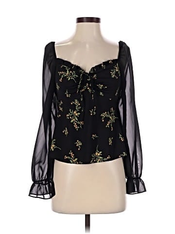 Topshop 3/4 Sleeve Blouse (view 1)