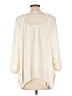 Jolt 100% Polyester Ivory 3/4 Sleeve Blouse Size XL - photo 2