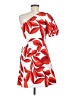 Shein 100% Polyester Tropical Red Cocktail Dress Size 6 - photo 2